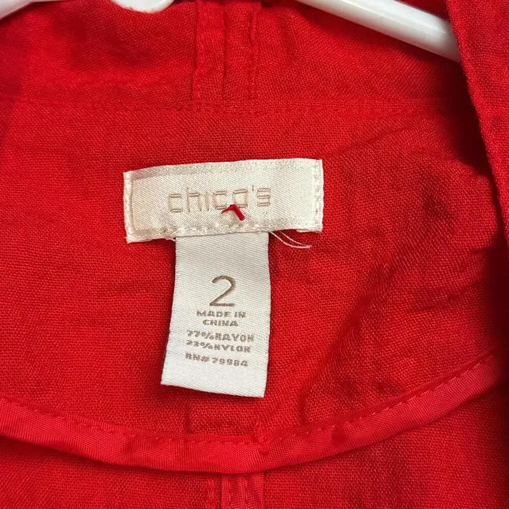 Vintage Red lightweight‎ cardigan size 2
